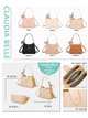 Bolso tote combinado con pañuelo