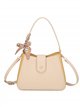 Bolso tote combinado con pañuelo