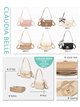 Mini-Schultertasche mit Schleife