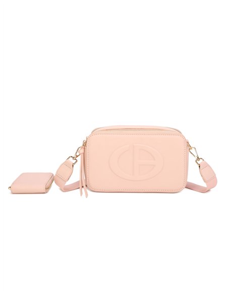 Bolso bandolera doble cremallera