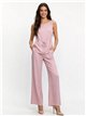 Conjunto top lino anudado y pantalón