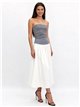 robe midi bustier