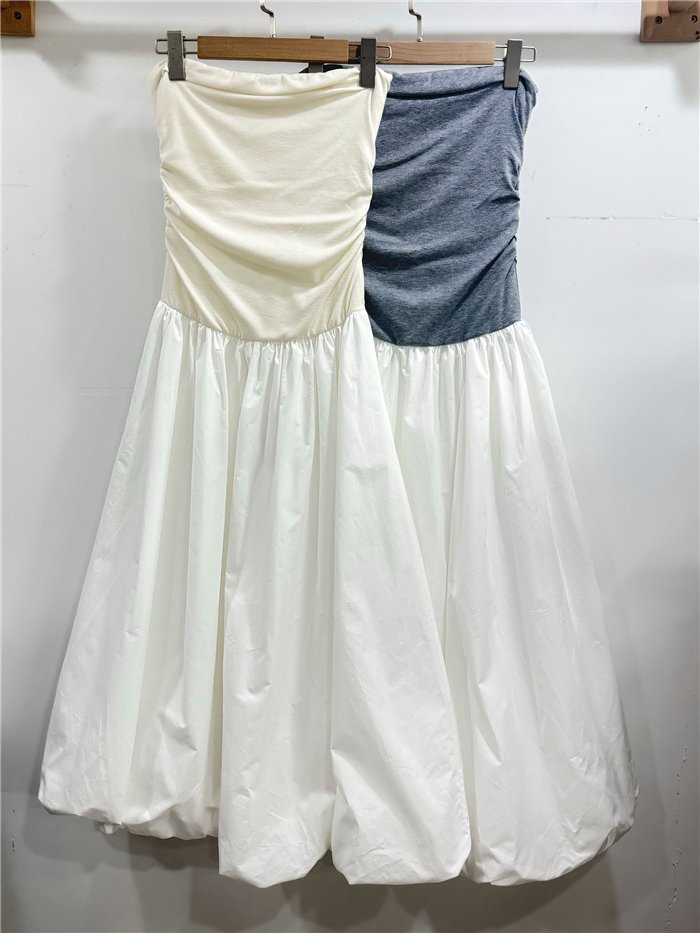robe midi bustier