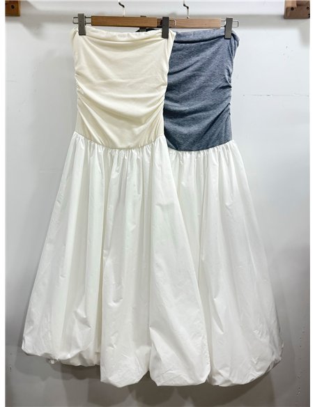 robe midi bustier