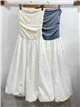 robe midi bustier