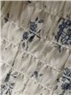 Blusa floreale arricciata con peplo