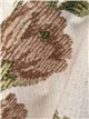 Pantaloni a gamba larga con stampa floreale e cintura