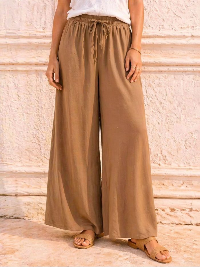 Pantaloni palazzo fluidi | ZD-8873 | B2B | Eshermosa