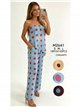 Conjunto lunares top palabra de honor y pantalón