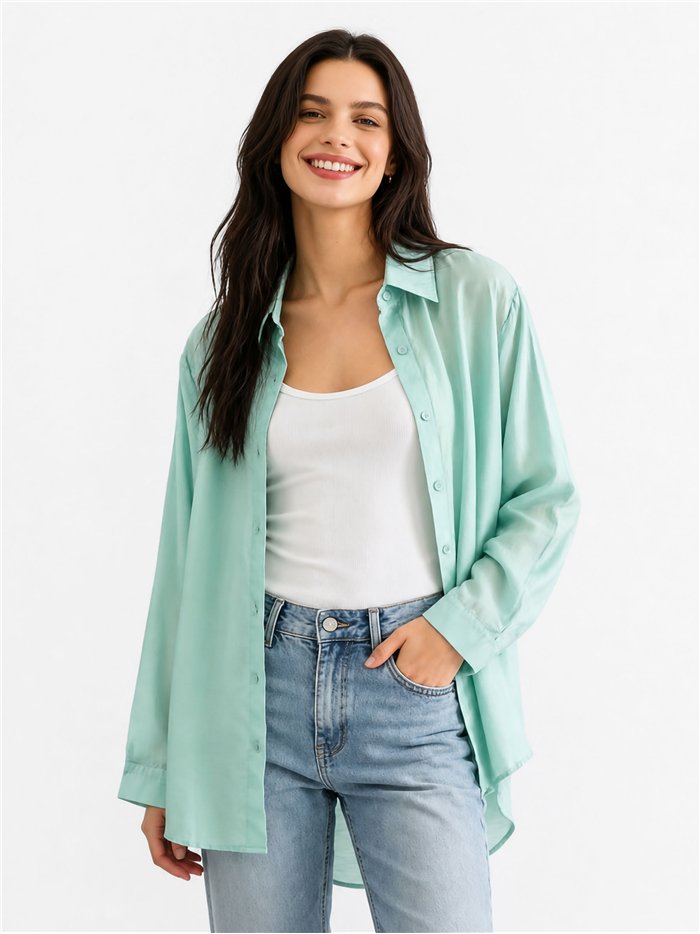 camicia ampia e fluida