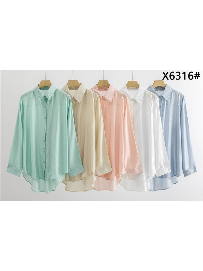 camicia ampia e fluida