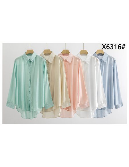 camicia ampia e fluida