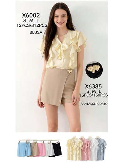 Short falda con adorno 2
