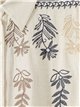 Blusa lino sin mangas bordada
