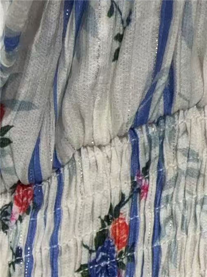 Top floral rayas con tirantes