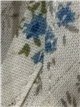 Ärmellose Bluse mit Blumenmuster und Rüschenausschnitt