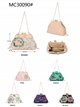 Bolso de fiesta bordado floral con lentejuelas