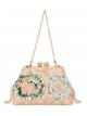 Bolso de fiesta bordado floral con lentejuelas