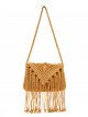 Bolso macramé con flecos