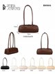 Bolsa baguete minimalista