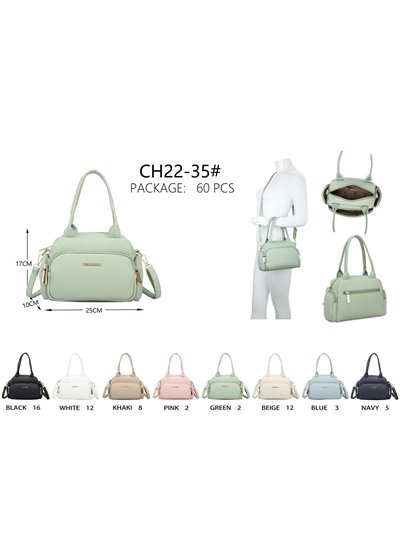Bolso bowling compacto de doble asa 2