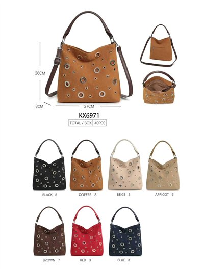 Bolso hobo con ojales metálicos 2