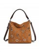 Bolso hobo con ojales metálicos