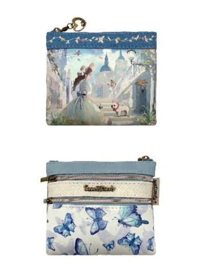 Monedero plano Sweet Candy de doble cremallera