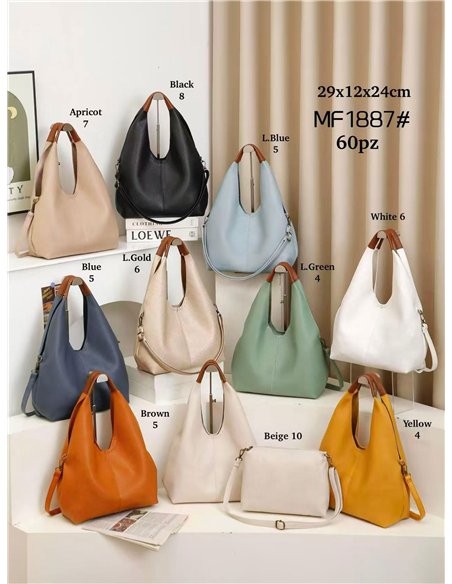 Bolso hobo con bolso bandolera a juego
