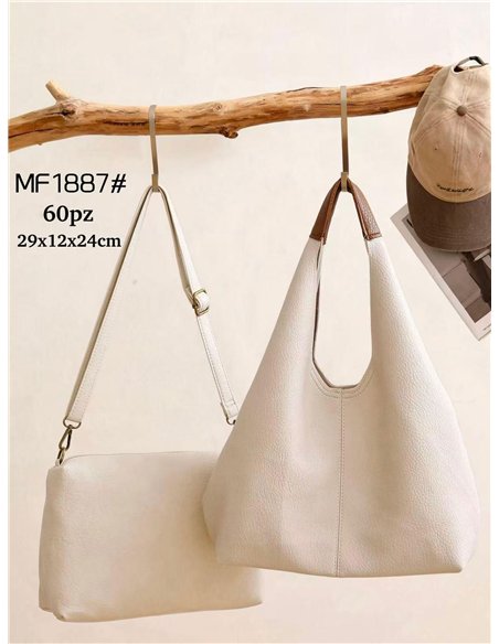 Bolso hobo con bolso bandolera a juego