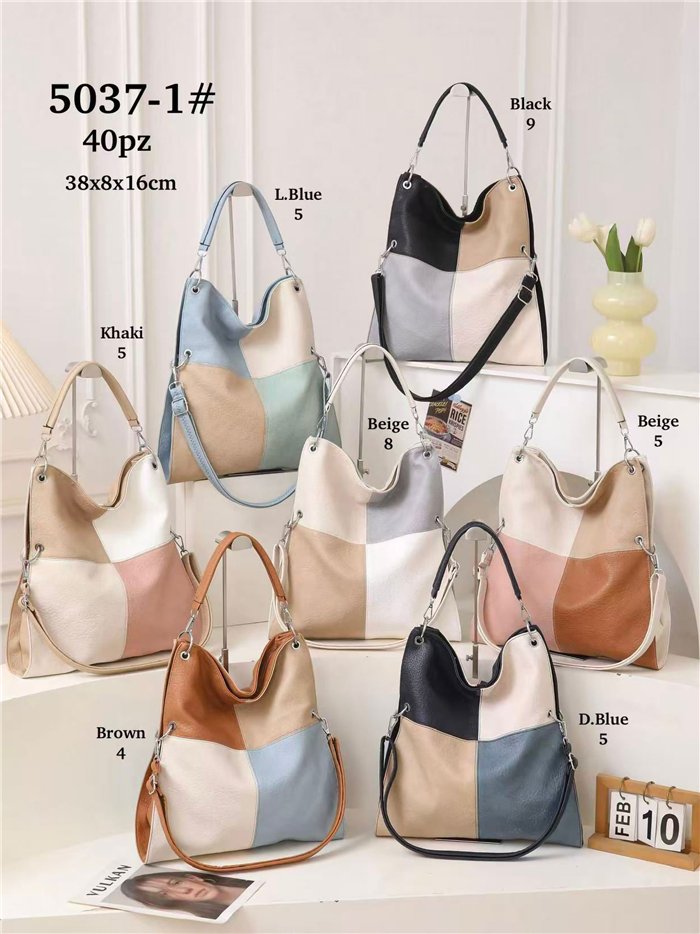Bolso shopper patchwork grande