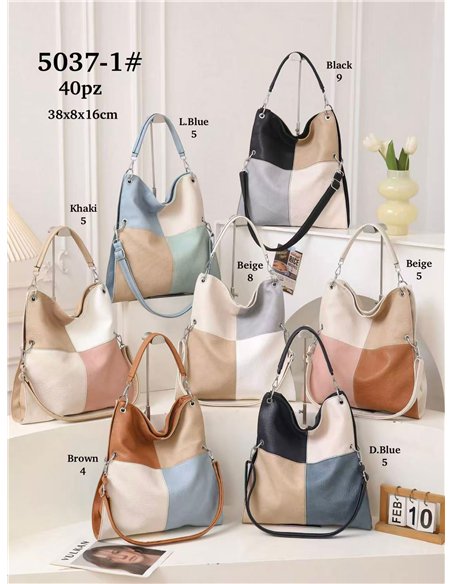Bolso shopper patchwork grande