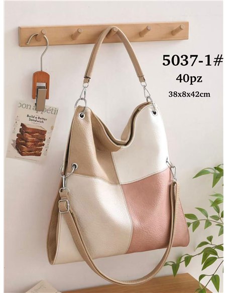 Bolso shopper patchwork grande