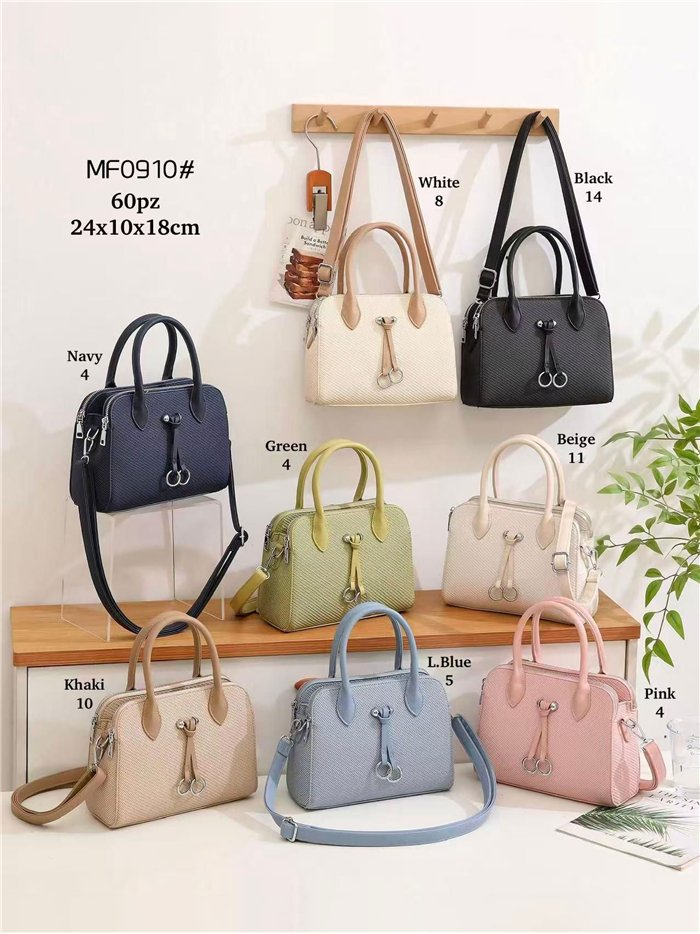 Bolso bowling textura colgador