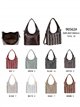 Bolso hobo con tachuelas