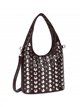 Bolso hobo con tachuelas