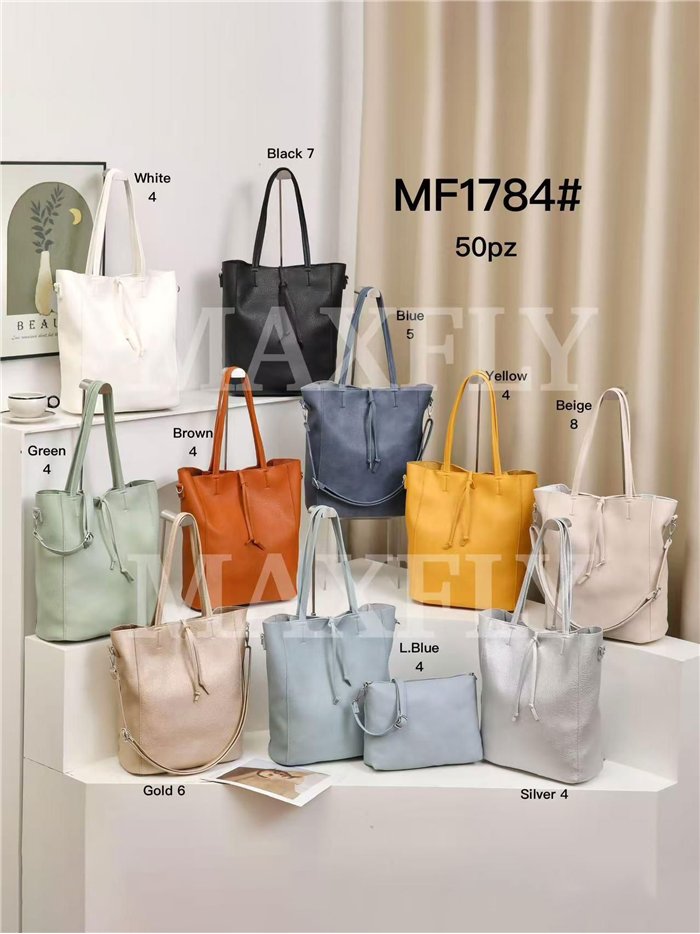 Bolso shopper con bandolera a juego