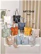 Bolso shopper con bandolera a juego