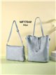 Bolso shopper con bandolera a juego