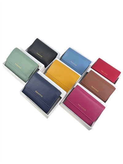 Cartera de piel Nazareno Gabrielli con solapa