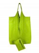 Bolso shopper de piel con monedero