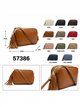 Bolso bandolera de piel con borlas