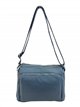 Bolso bandolera de piel con cuatro bolsillos