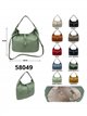 Bolso hobo de piel con hebilla frontal