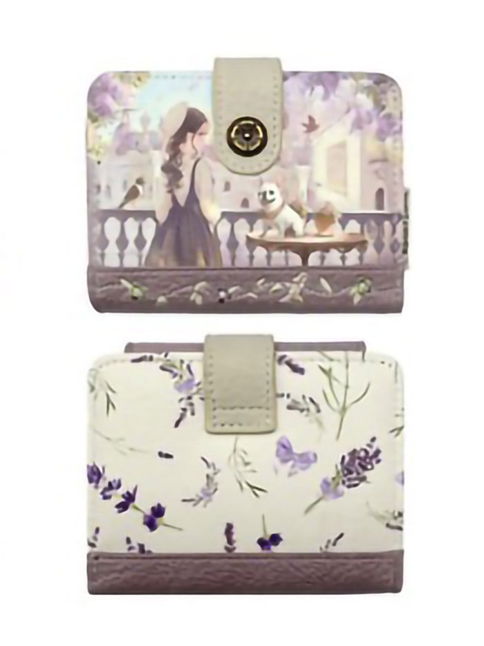 Cartera compacta estampada Sweet Candy