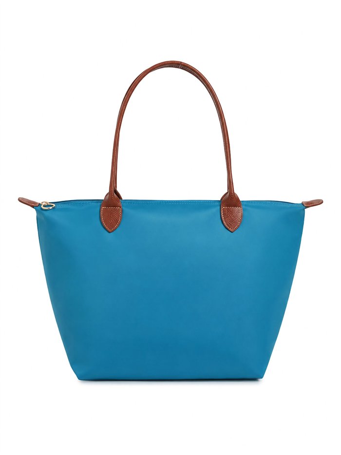 Bolso shopper grande con asas contraste