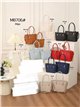 Pack 2 bolso tote monograma