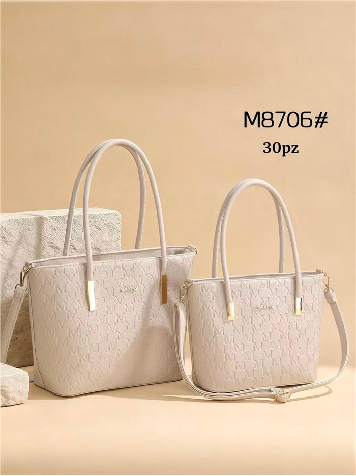 Pack 2 bolso tote monograma