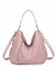 Bolso hobo grande nylon con cremallera frontal