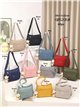 Bolso bandolera de nylon con múltiples bolsillos